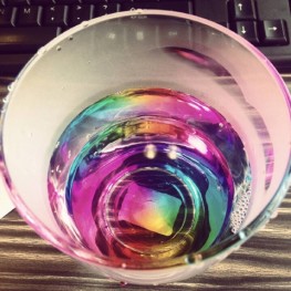 @呛口小辣椒 微博同款 超火爆 Merritt Rainbow 彩虹水杯