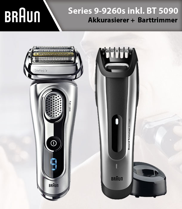 Braun 布朗 旗舰系列9260S 剃须刀+5090 理发器