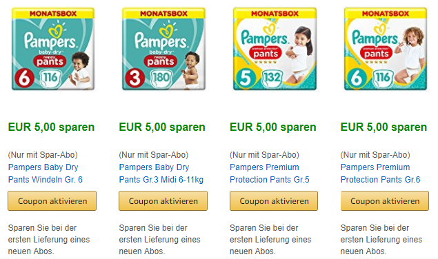 Pampers Pants Aktion