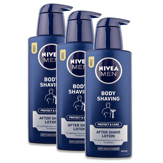 妮维雅Nivea Men Protect & Care 剃须后护理润肤乳240ml*3瓶