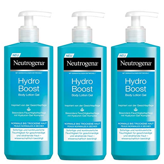 露得清Neutrogena Hydro Boost轻润清爽润肤凝胶400ml*3瓶