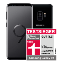 签Samsung Galaxy S9，O2 Free M 10GB套餐