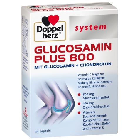 Doppelherz 双心 Glucosamin 800 骨胶原/软骨素