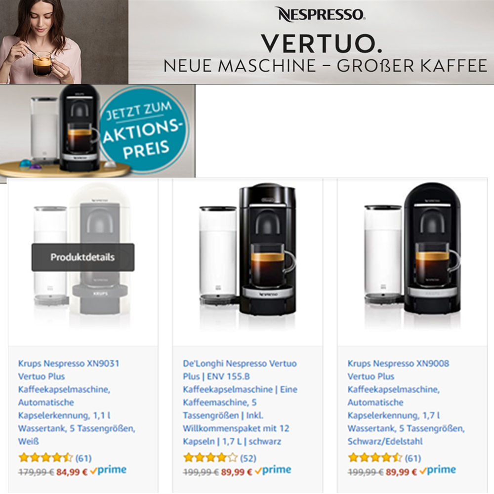 德亚自营 Nespresso Vertuo胶囊咖啡机