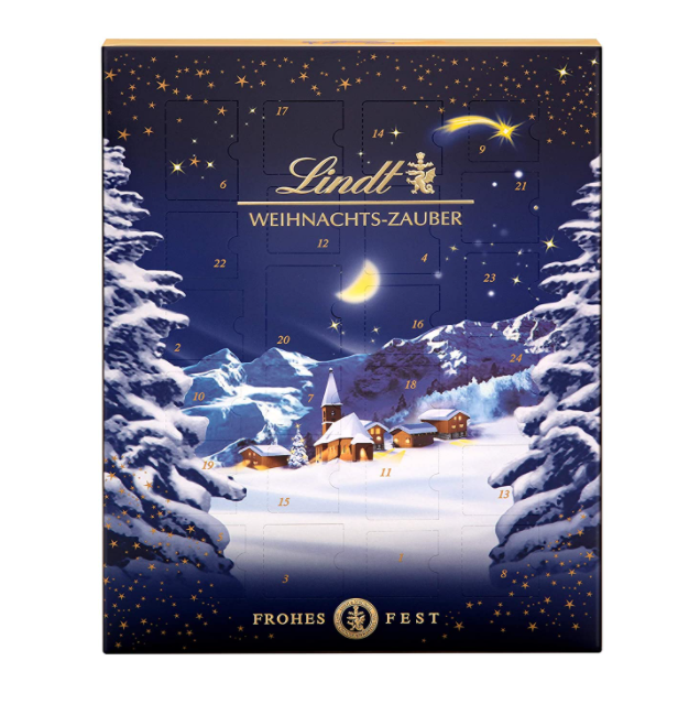 【Lindt 瑞士莲 Weihnachts-Zauber 圣诞降临节日历 Adventskalender 253g】